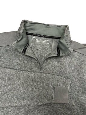 Under Armour Golf Gray Quarter-Zip Pullover Men’s Medium